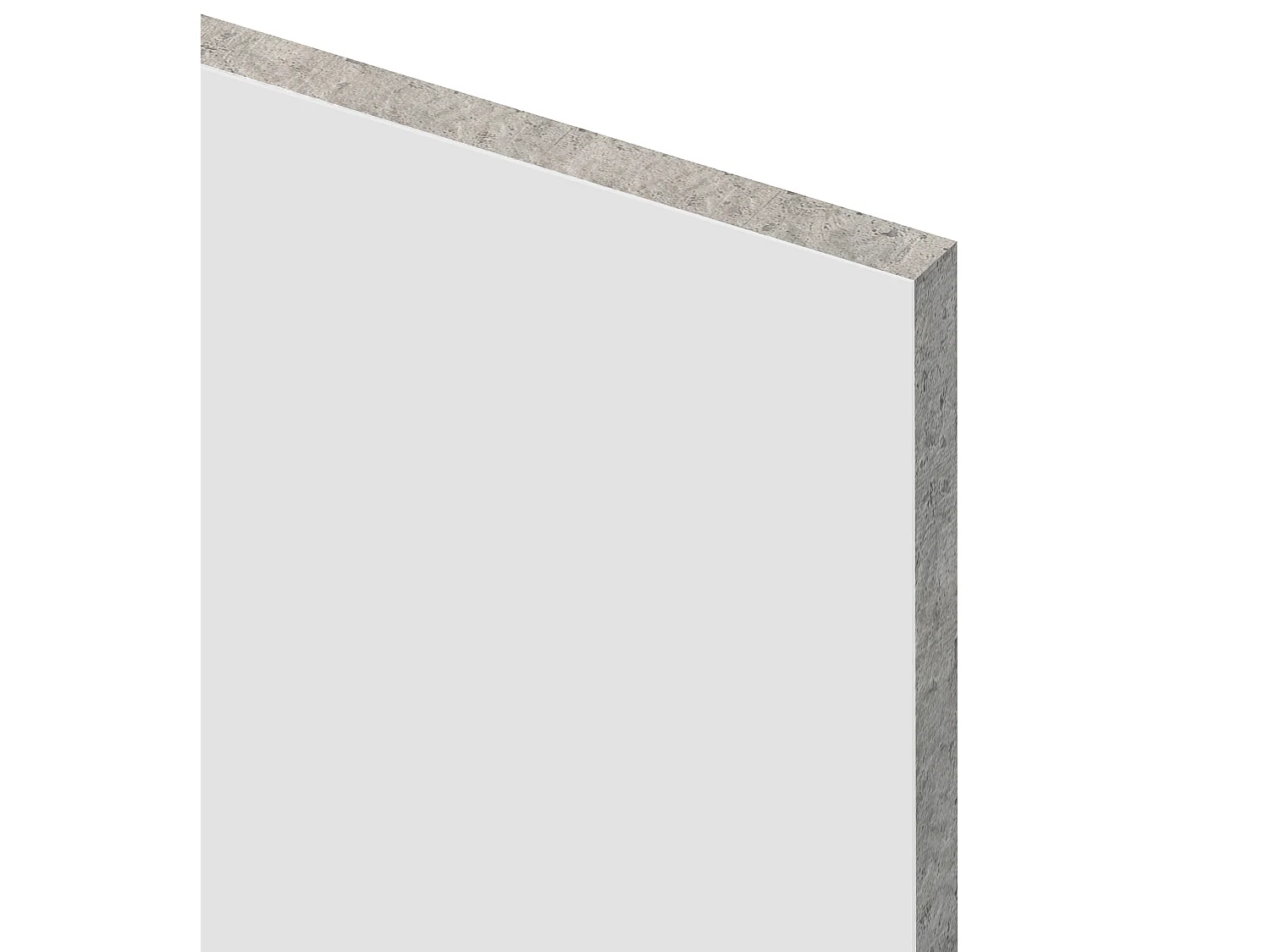 Sæt med 2 hvide brusevægspaneler i aluminium med profiler 90 × 210 cm ITZIAR