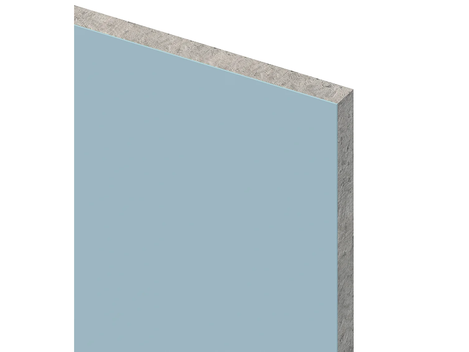 Set med 2 blåa aluminium duschväggpaneler med profiler - 2 x B90 x H210 cm - ITZIAR