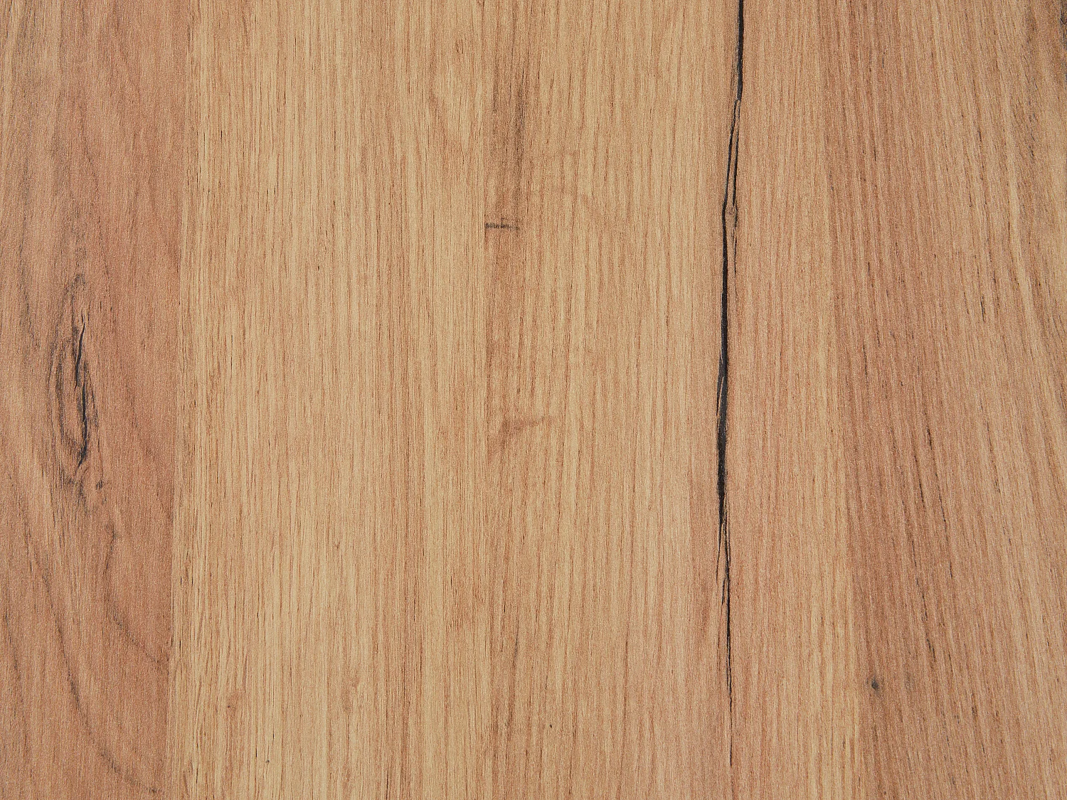 Buffet haut FRANCOLI - 3 portes et 2 niches - Blanc et chêne