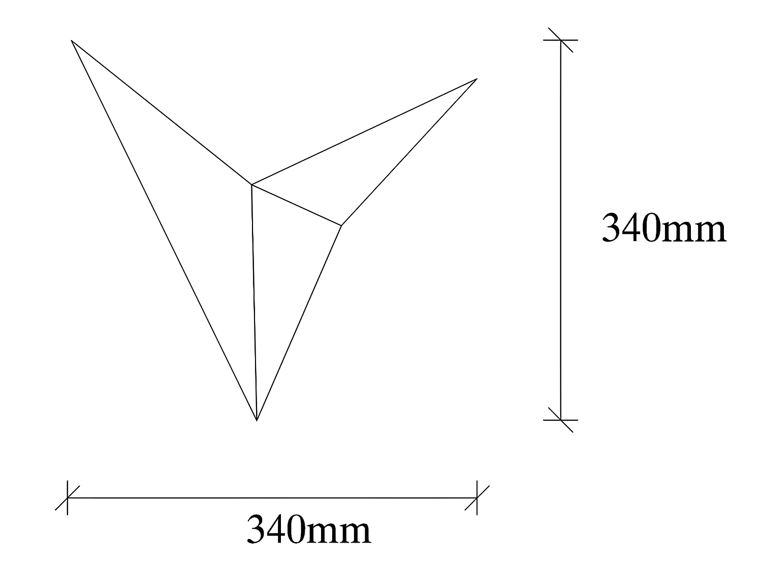 Kinkiet BIRDO z metalu – 34 × 5 × 34 cm (dł. × szer. × wys.) – kolor złoty