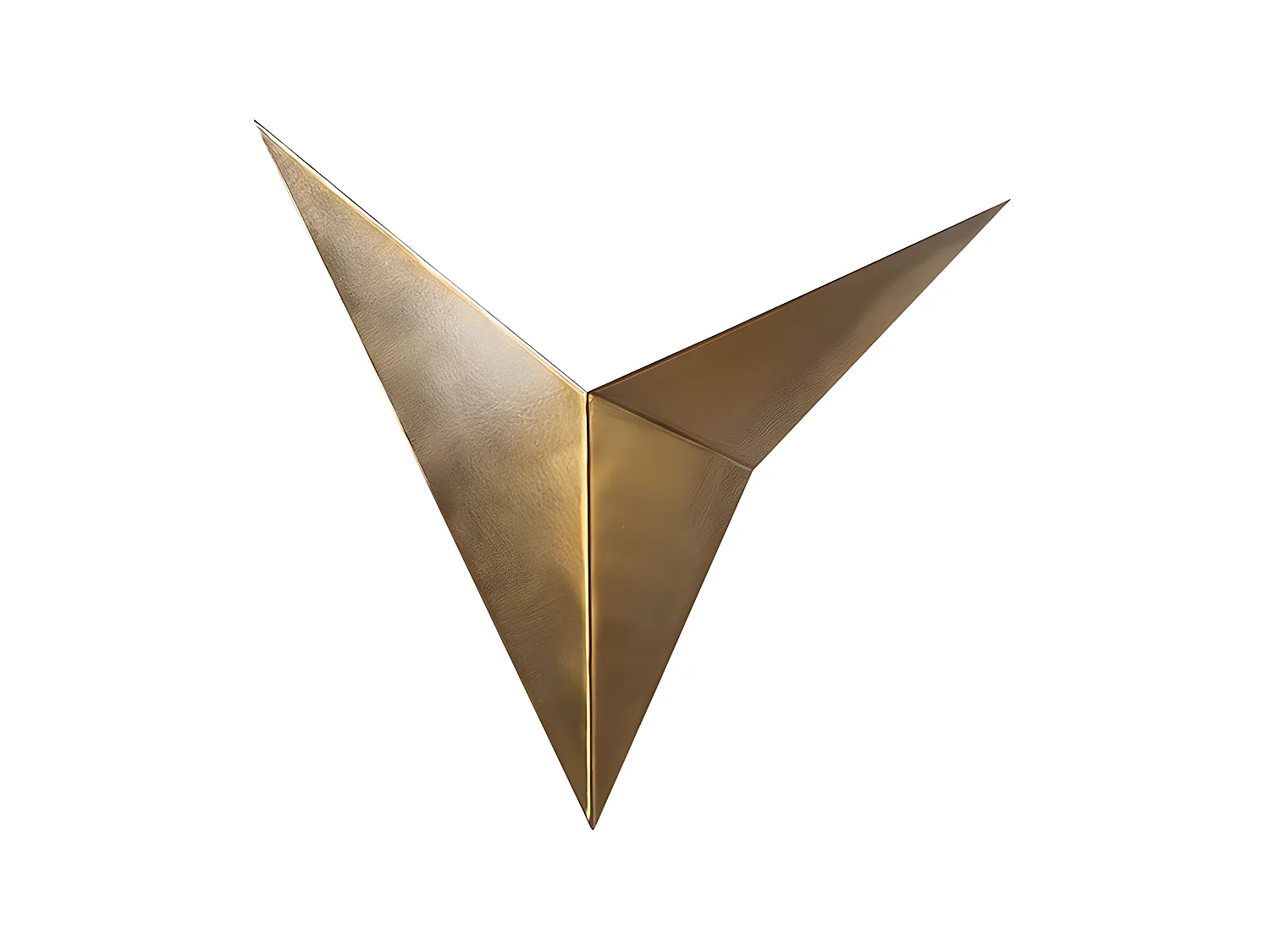 Aplique de metal BIRDO - Ancho 34 x Prof. 5 x Alt. 34  cm - Dorado