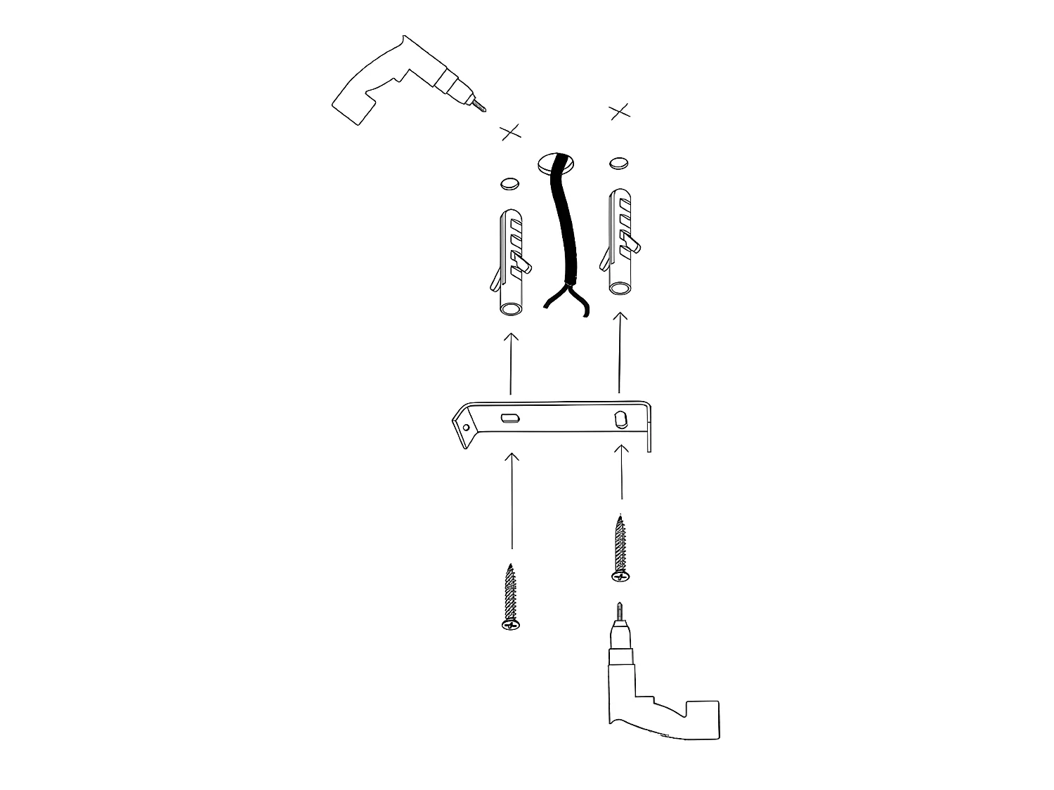 Lámpara de techo de metal 6 globos DAMAR - Ancho 100 x Alt. 52 cm - Negro y blanco