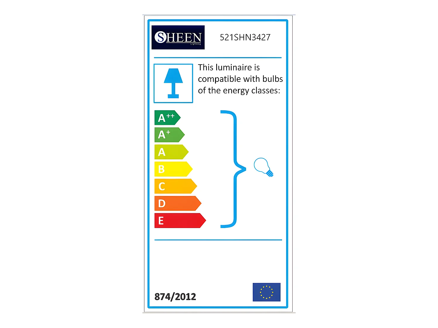 Deckenleuchte  mit 4 Leuchten - 32 cm x 53 cm - Weiß & Goldfarben - FAZE