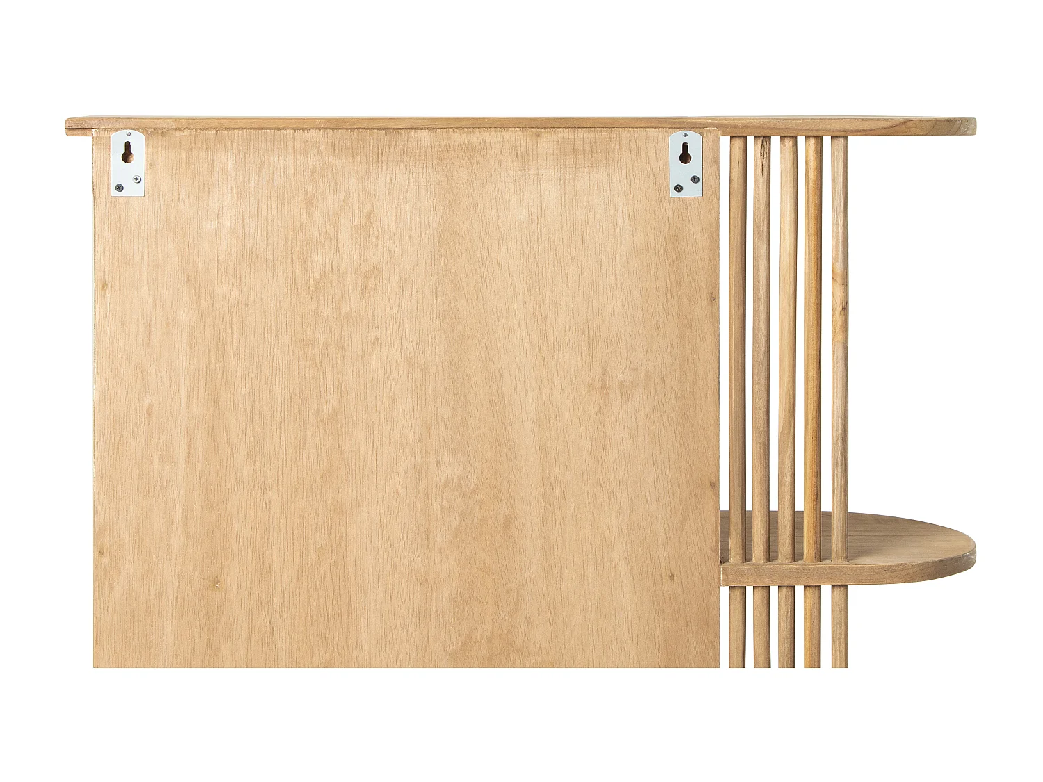 Spiegelschrank Bad mit Ablagen - Teakholz - Naturfarben - CIMAHI