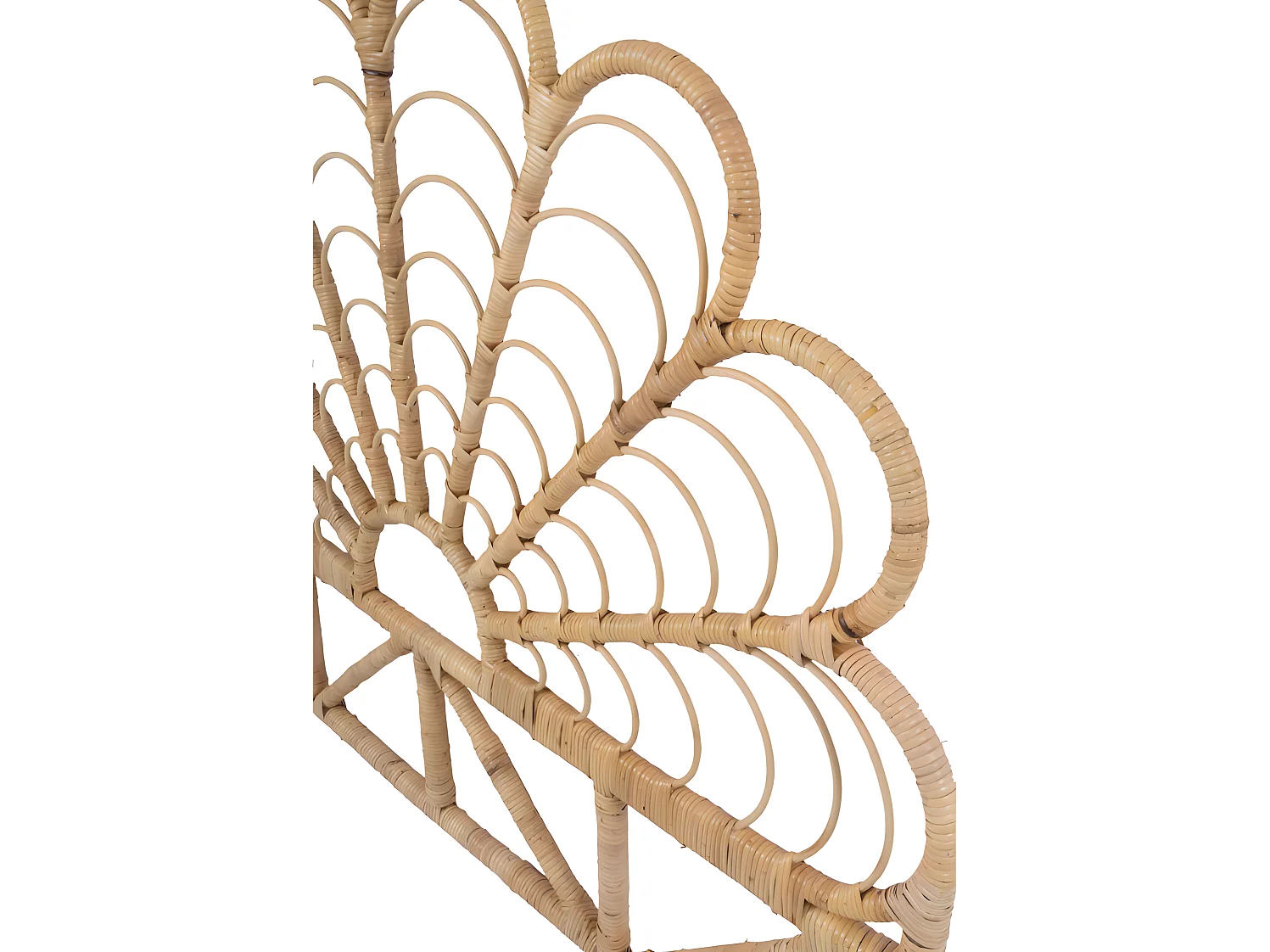 Tête de lit 140 cm - Rotin - Naturel - FLOSIA