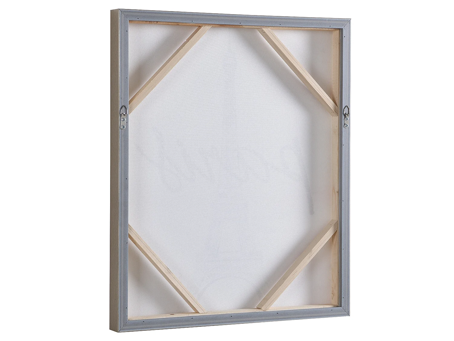 Trykt lærred med Paris-motiv og smykker - L. 54 x H. 64 cm - Fyrretræsramme - LUTECE