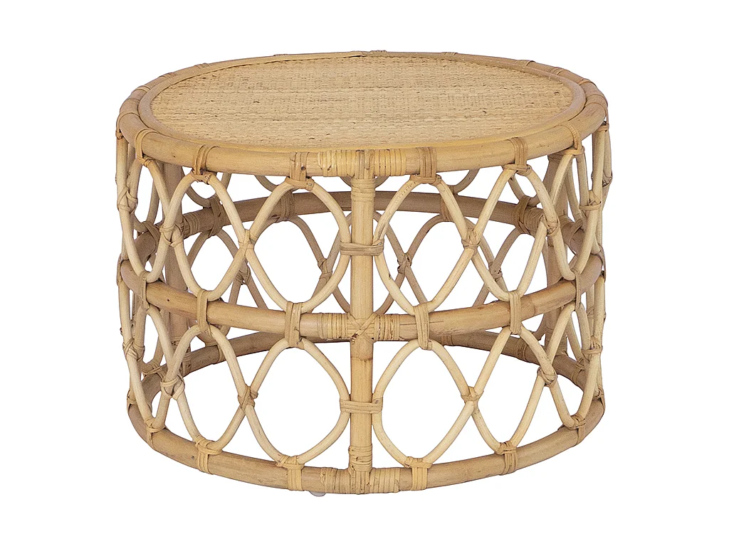 Tables basses gigognes - Rotin - Coloris : Naturel - RONITA