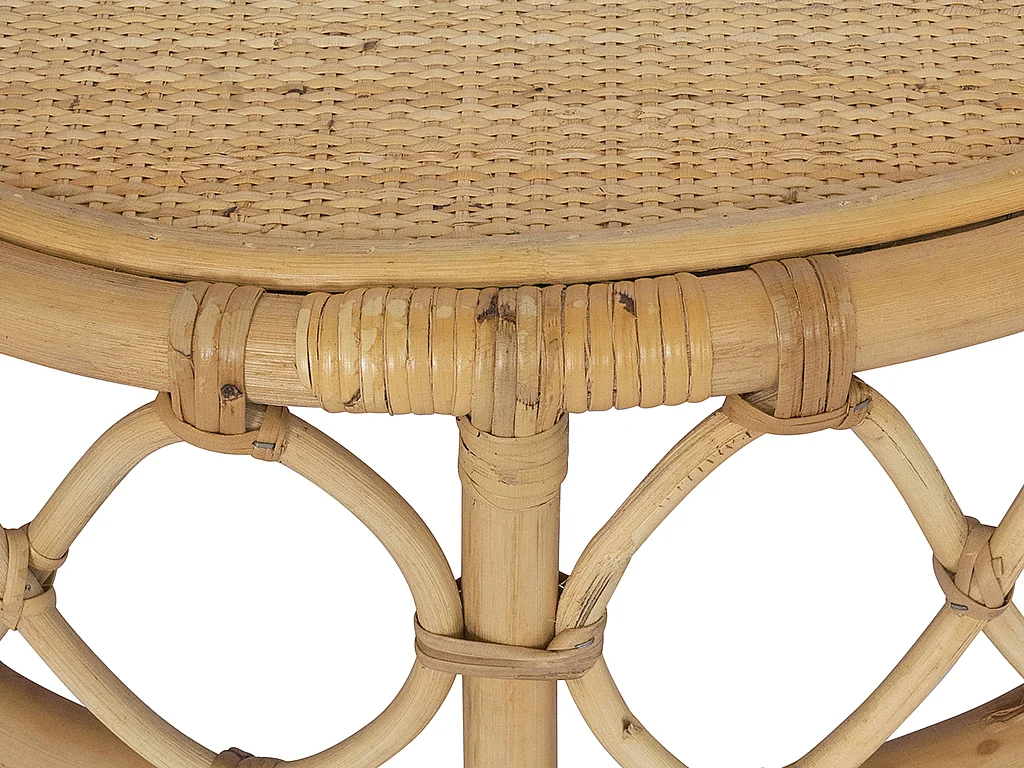 Tables basses gigognes - Rotin - Coloris : Naturel - RONITA