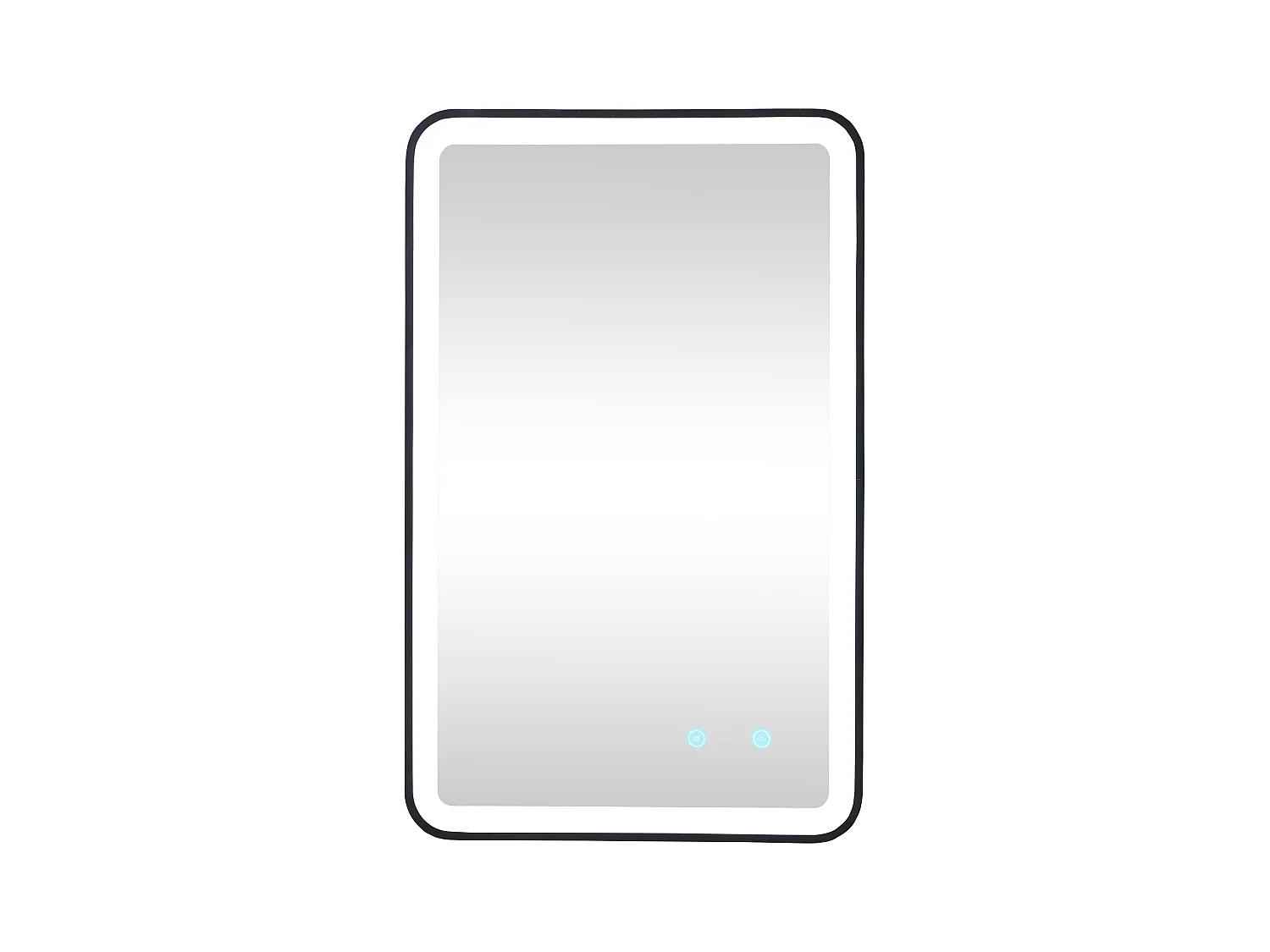 Rechthoekige badkamerspiegel met verlichting - 50 x 80 cm LIMORICO