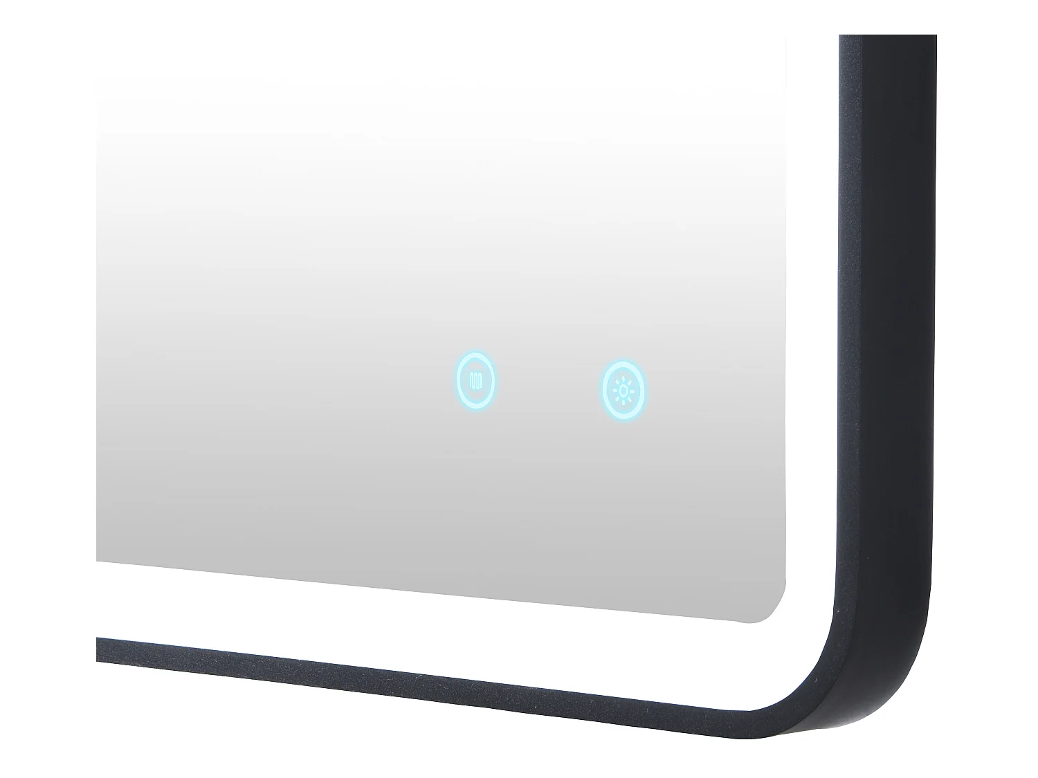 Rechthoekige badkamerspiegel met verlichting - 50 x 80 cm LIMORICO