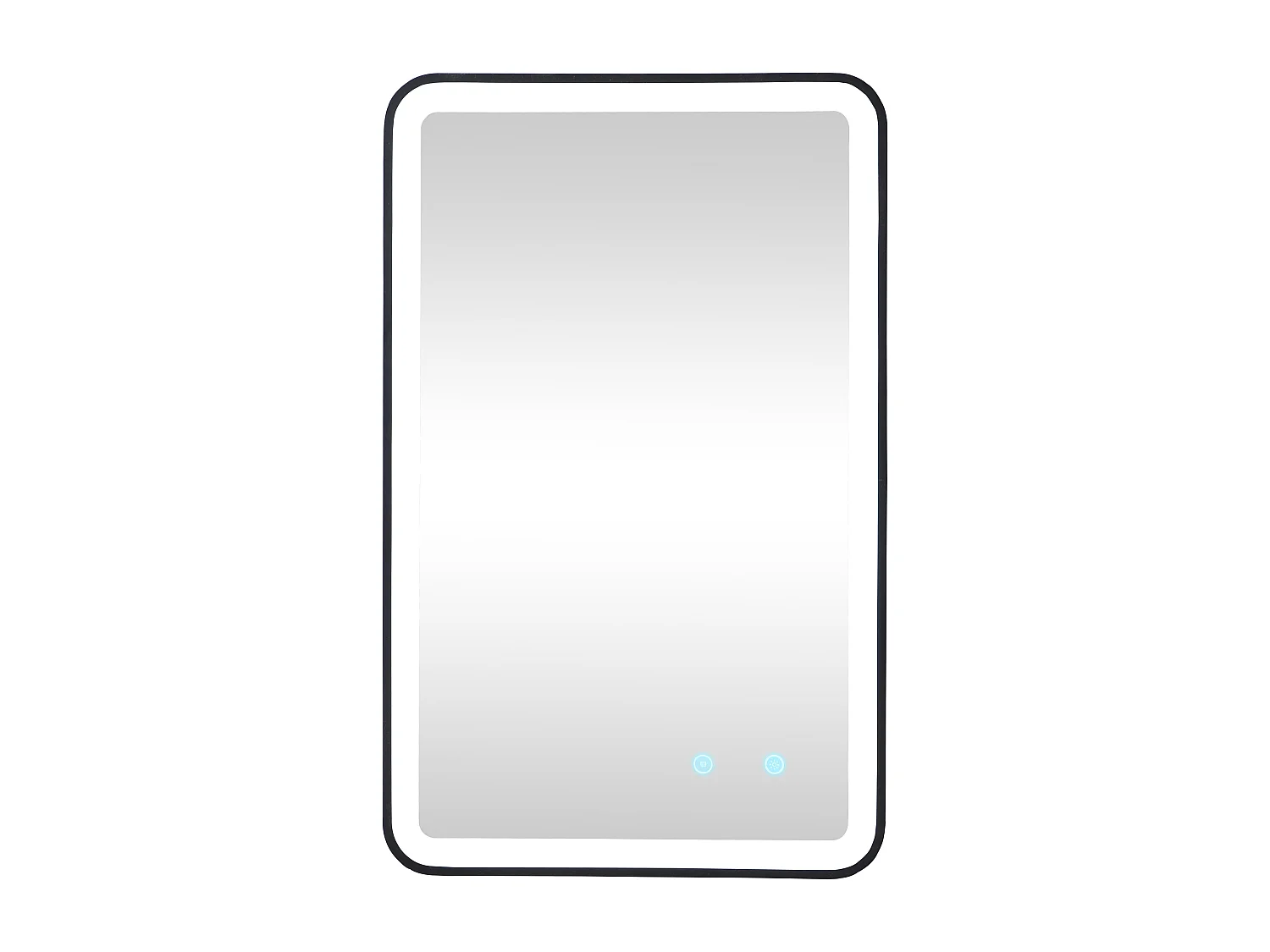 Miroir de salle de bain lumineux rectangulaire anti buée - 50x80 cm - LIMORICO