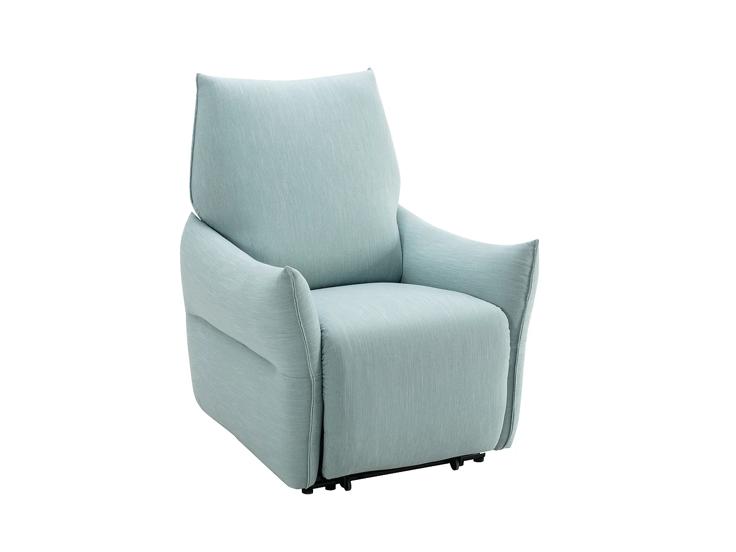 Relaxsessel elektrisch - Stoff - Hellblau - MODOC