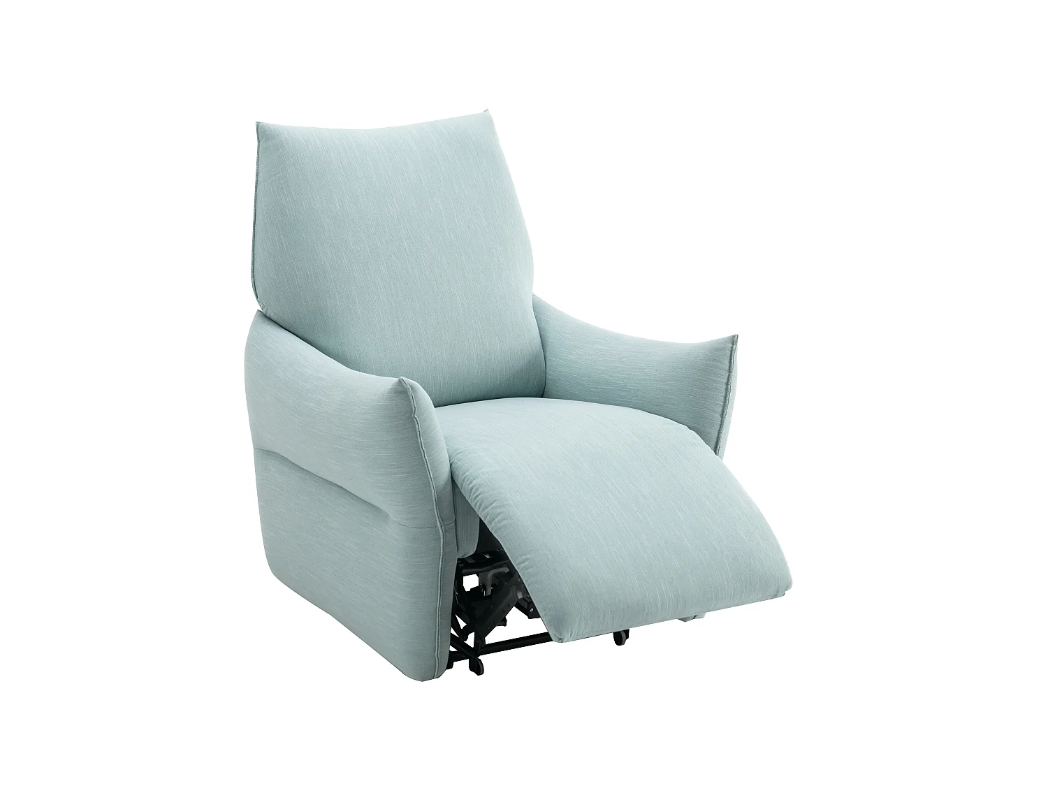 Relaxsessel elektrisch - Stoff - Hellblau - MODOC