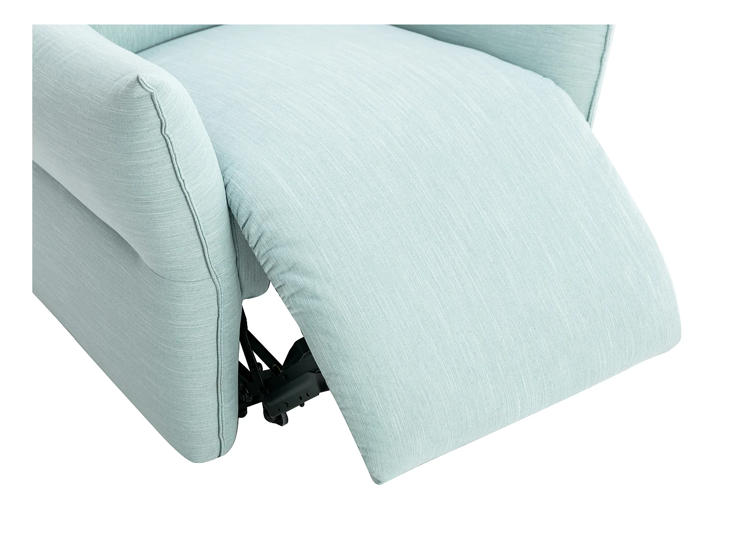 Relaxsessel elektrisch - Stoff - Hellblau - MODOC