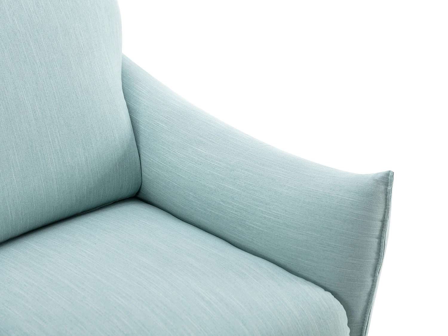 Fauteuil relax électrique en tissu bleu clair MODOC