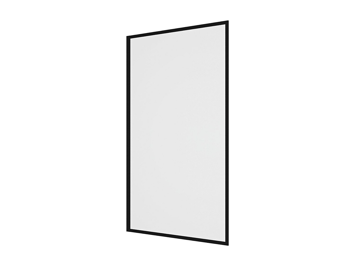 Duschtrennwand Seitenwand - 70 x 140 cm - Sicherheitsglas - Schwarz - BRADE günstig online kaufen