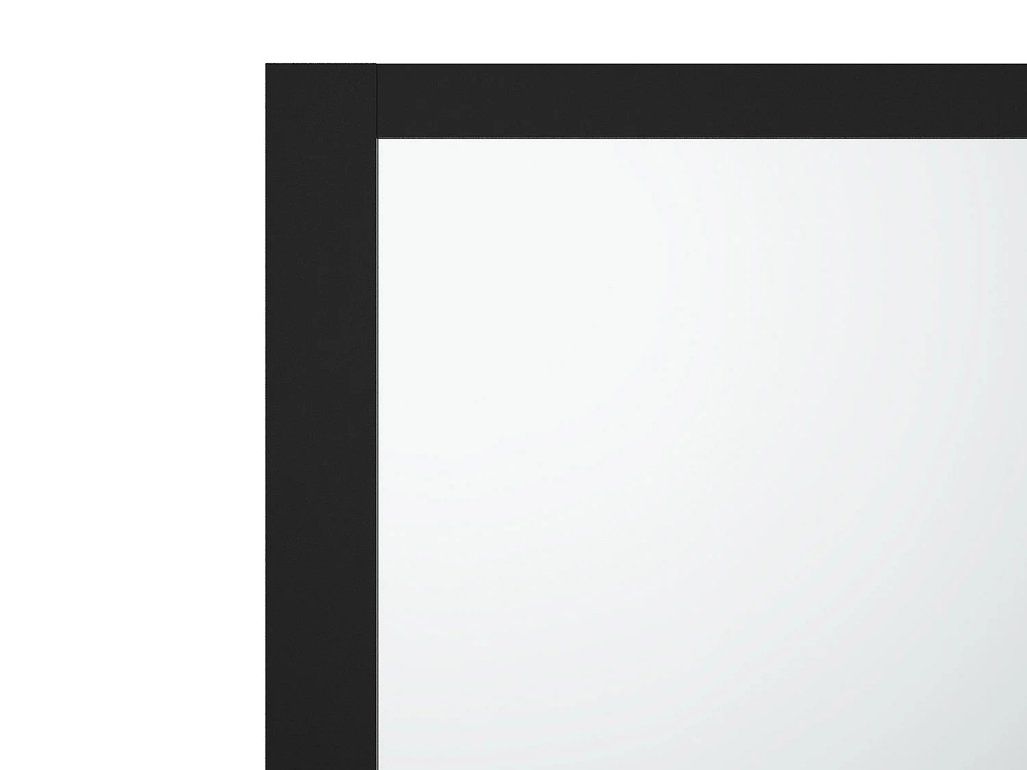 Mampara para bañera negro mate estilo industrial - 80 x 140 cm - Cristal templado - BRADENTON