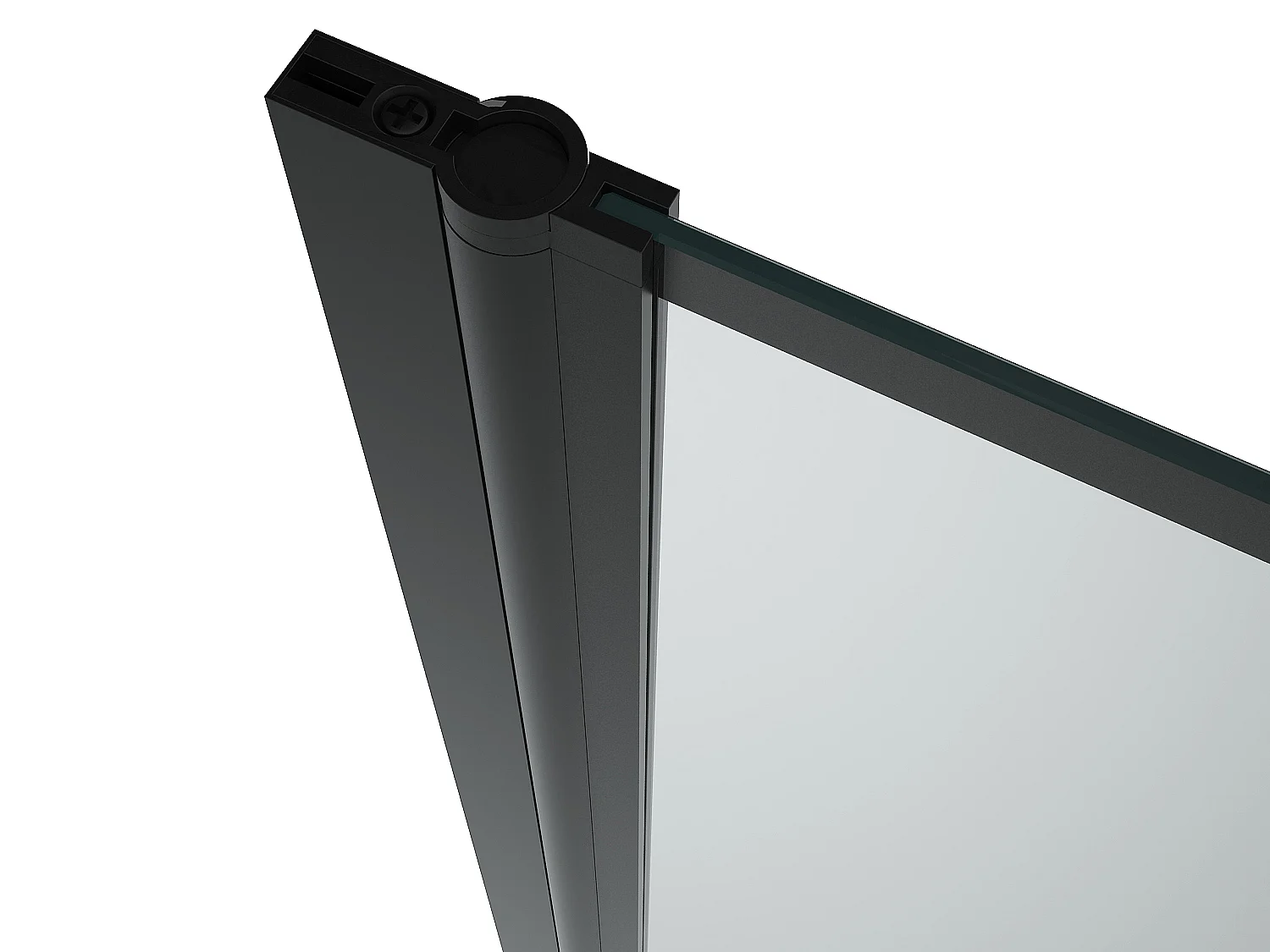 Painel de banheira giratório preto mate visual atelier 80 x 140 cm - DOLANA