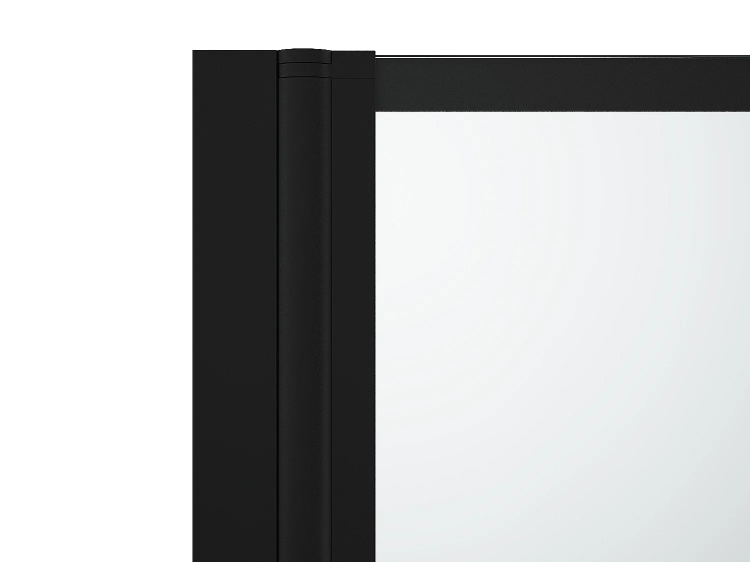 Painel de banheira giratório preto mate visual atelier 80 x 140 cm - DOLANA