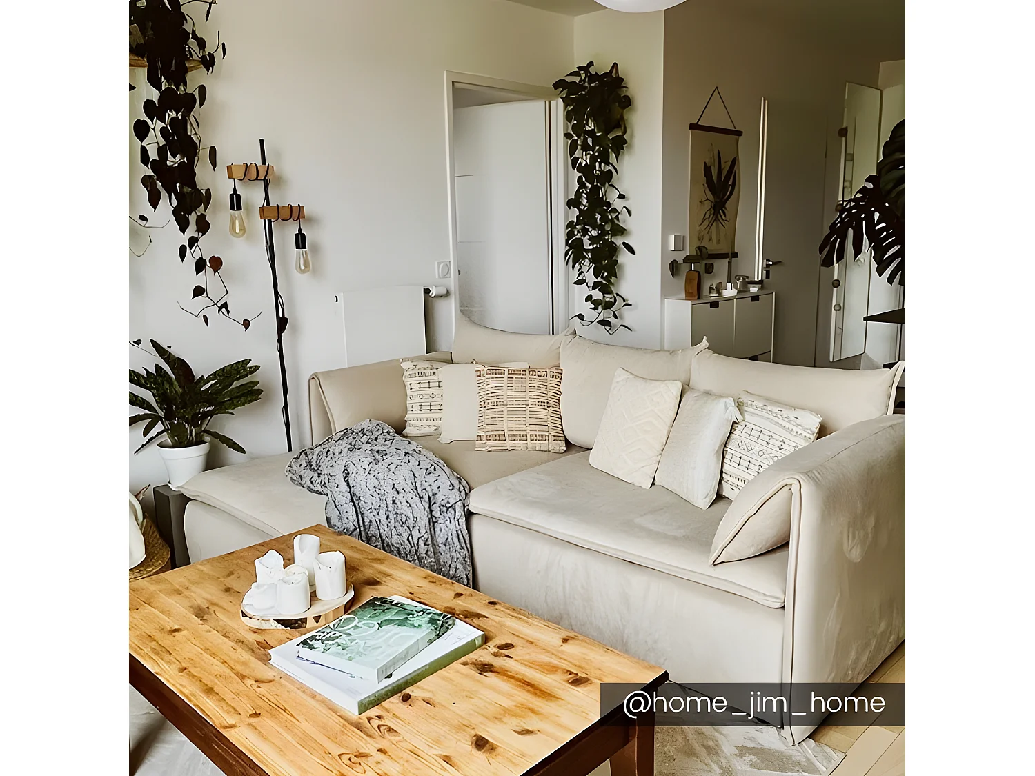 Canapé d'angle gauche convertible en velours côtelé fines côtes beige TEODORA