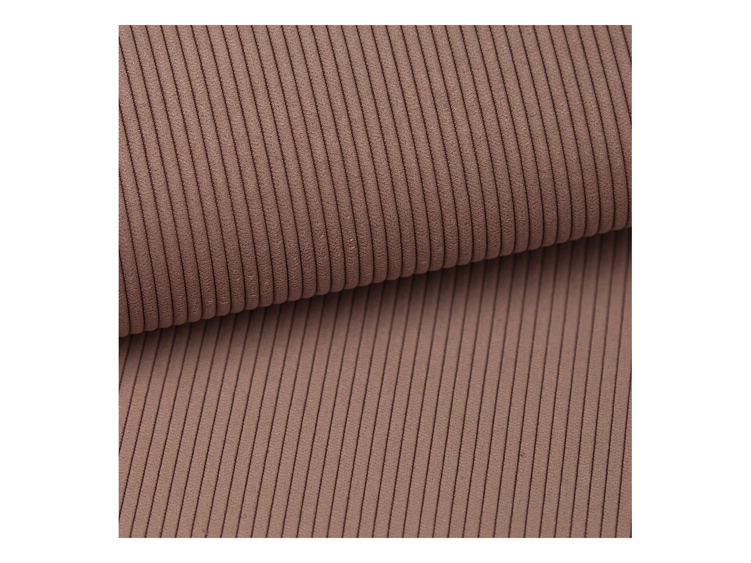 Ecksofa mit Schlaffunktion - Ecke Links - Feincord - Rosa - TEODORA