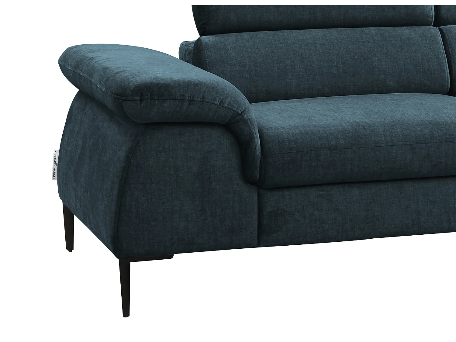 Grote hoekslaapbank SEPINA van PASCAL MORABITO - Stof - nachtblauw - Hoek rechts