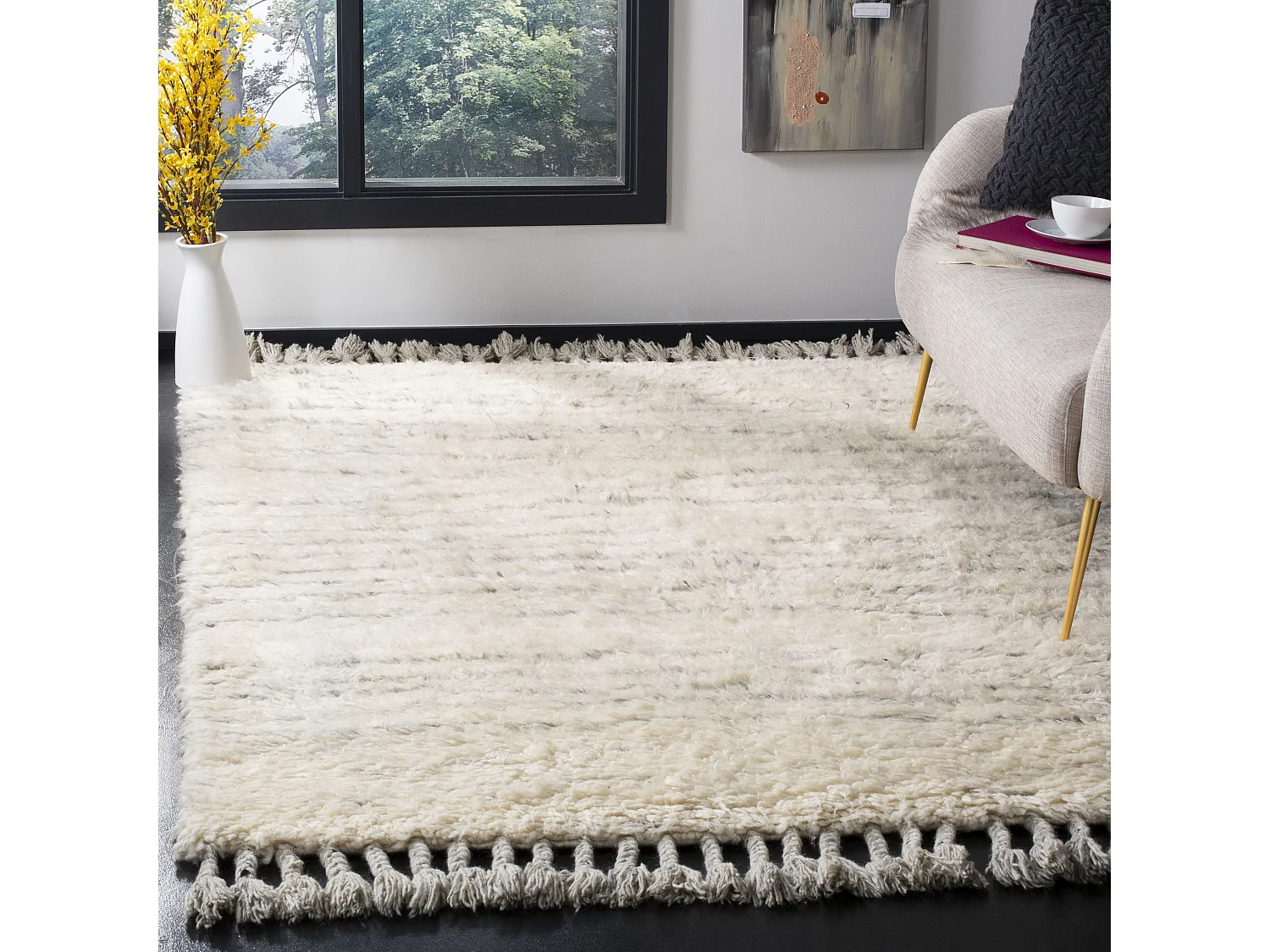 Tapis Neutre/Gris 160 X 229 cm - Eugenie