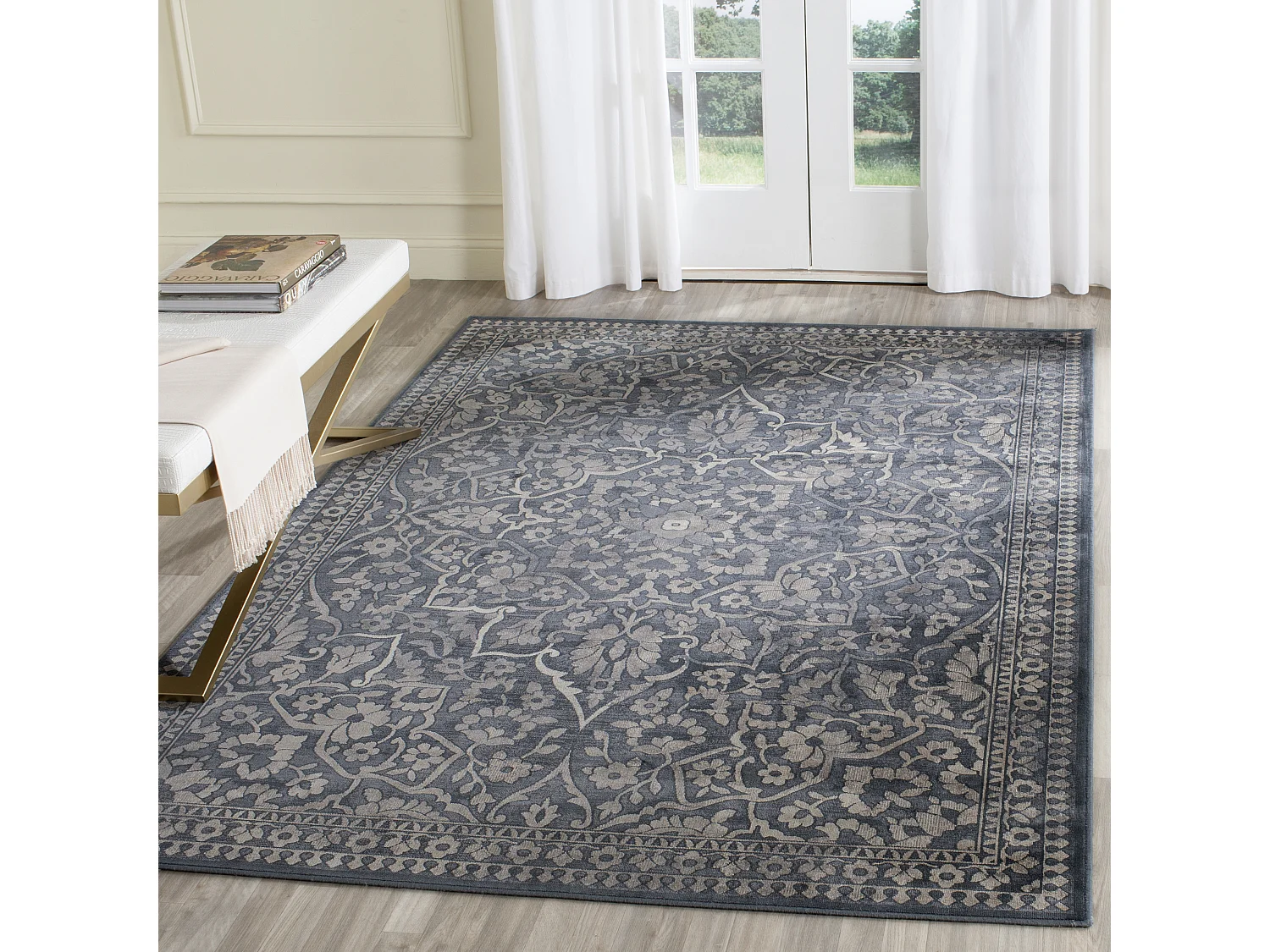 Tapis Bleu/Gris 122 X 170 cm - Cordova