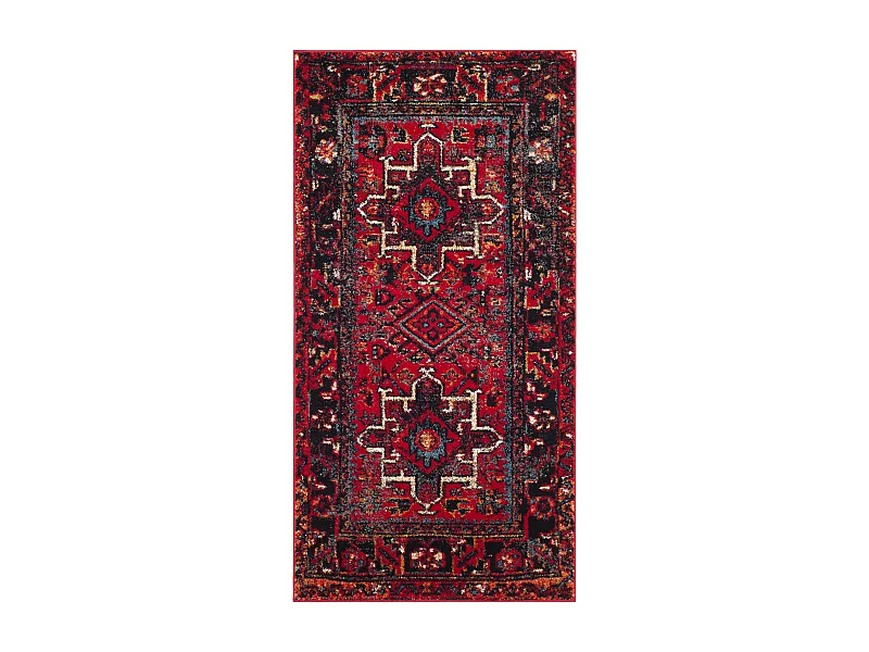Tapis Rouge/Multicolore 122 X 183 cm - Henley