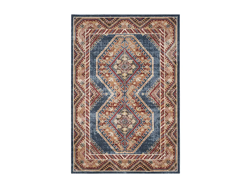 Tapis Bleu/Rouge 160 X 229 cm - Izad