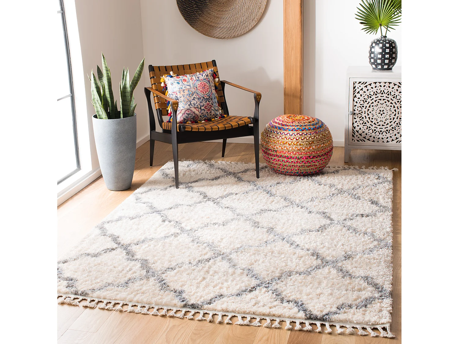 Tapis Neutre/Gris 160 X 229 cm - Marrakesh