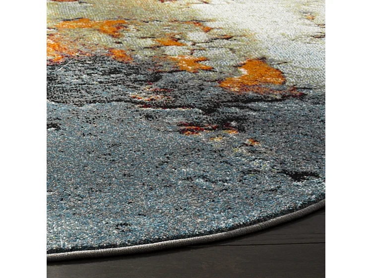 Tapis Bleu 122 X 122 cm - Stephaine