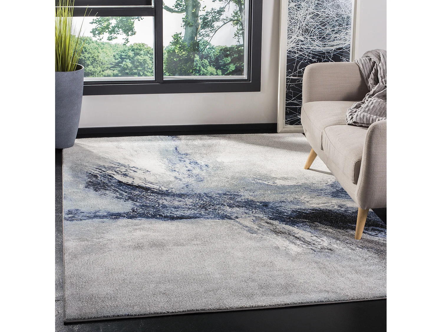 Tapis Bleu 201 X 274 cm - Consuela