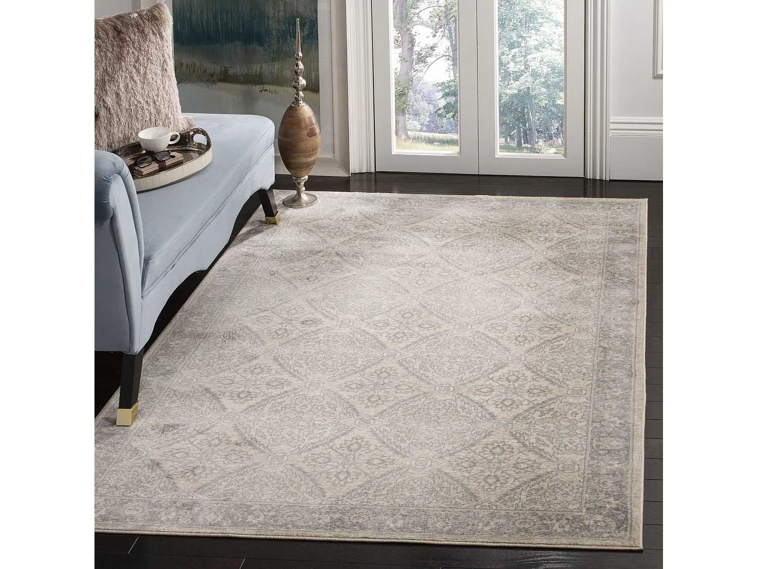 Tapis Neutre/Gris 160 X 229 cm - Bryn