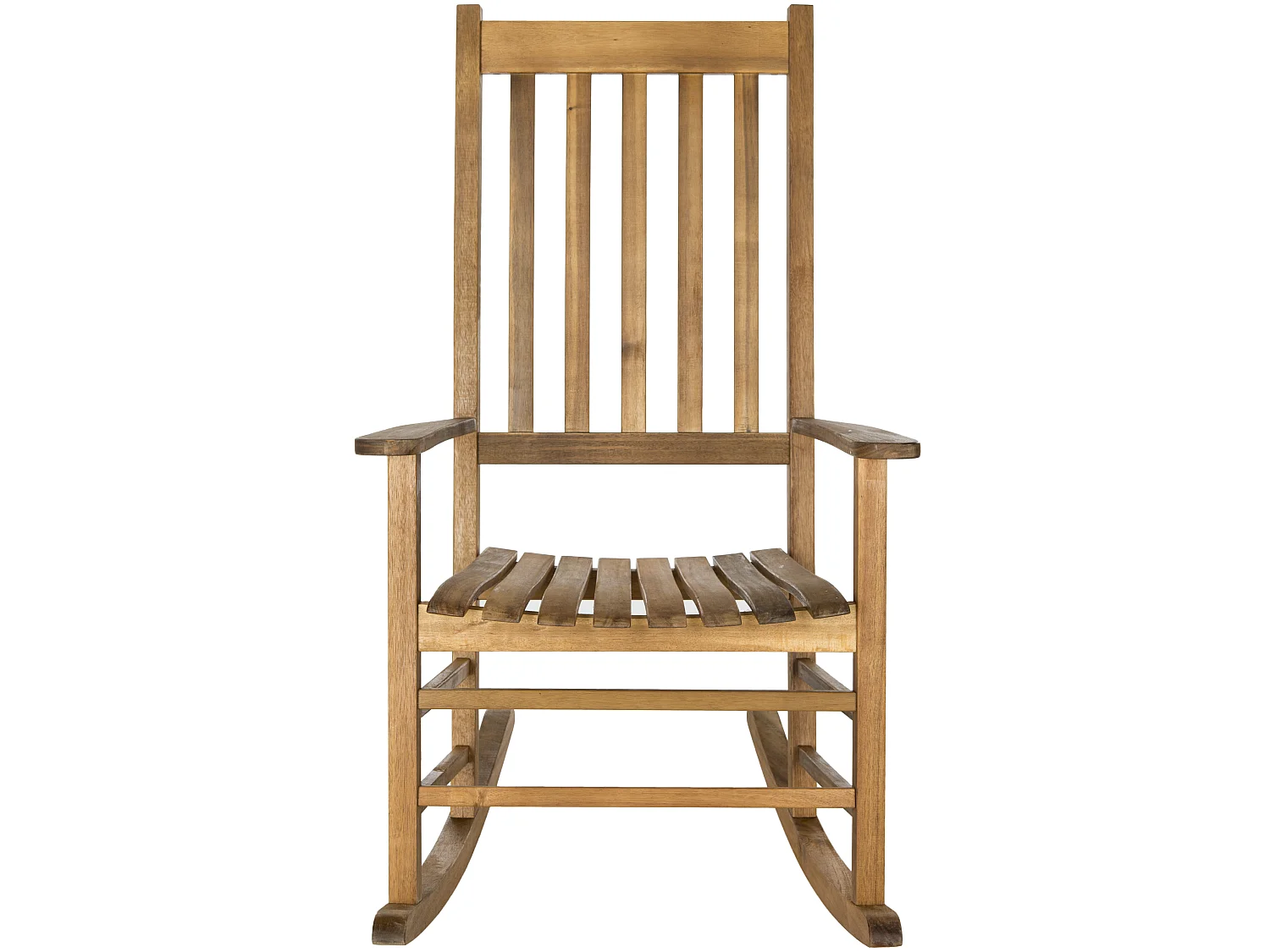 Fauteuil à bascule pour l'extérieur TEAK 66 X 85 X 113 cm - Shasta