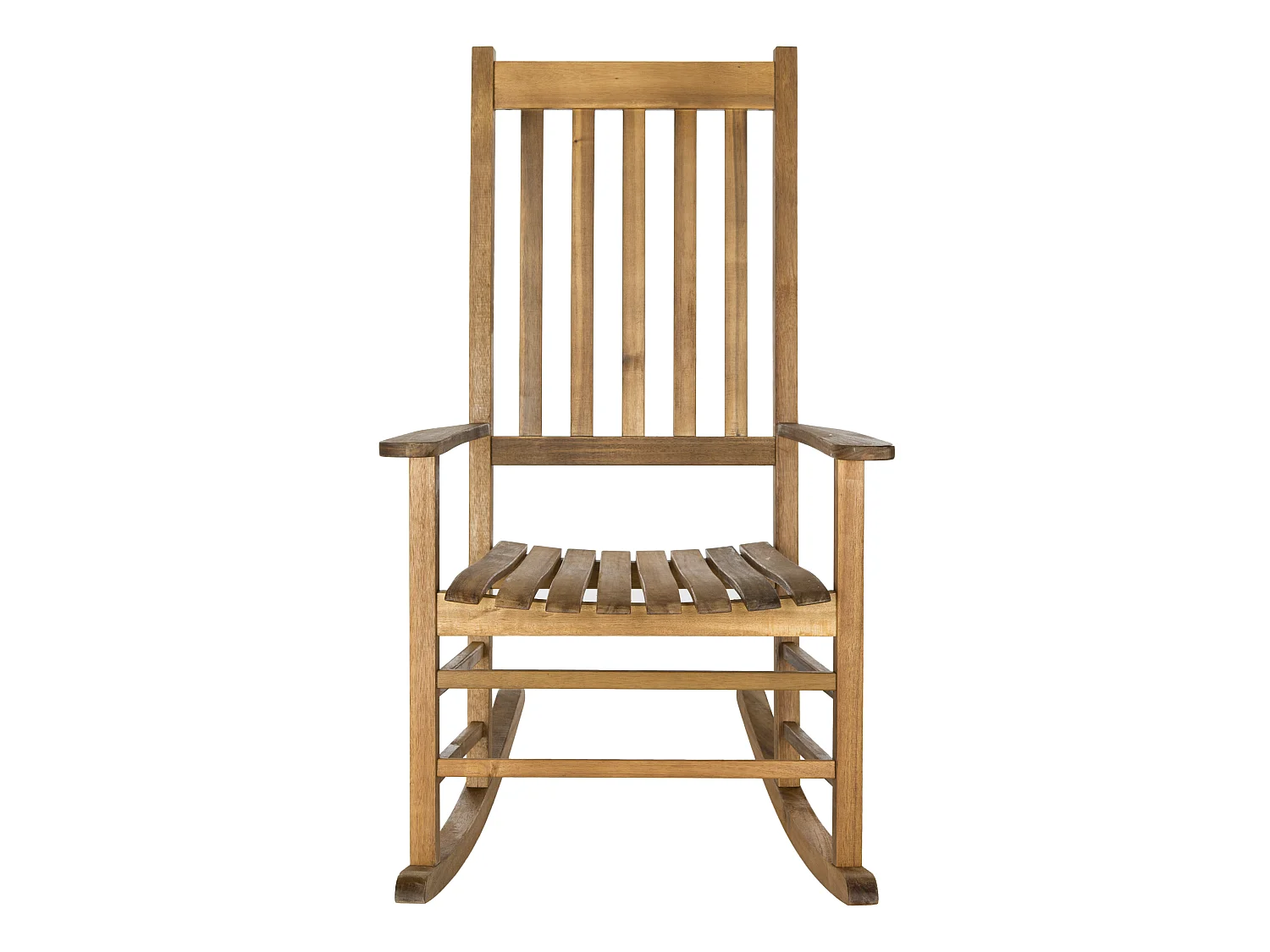 Fauteuil à bascule pour l'extérieur TEAK 66 X 85 X 113 cm - Shasta
