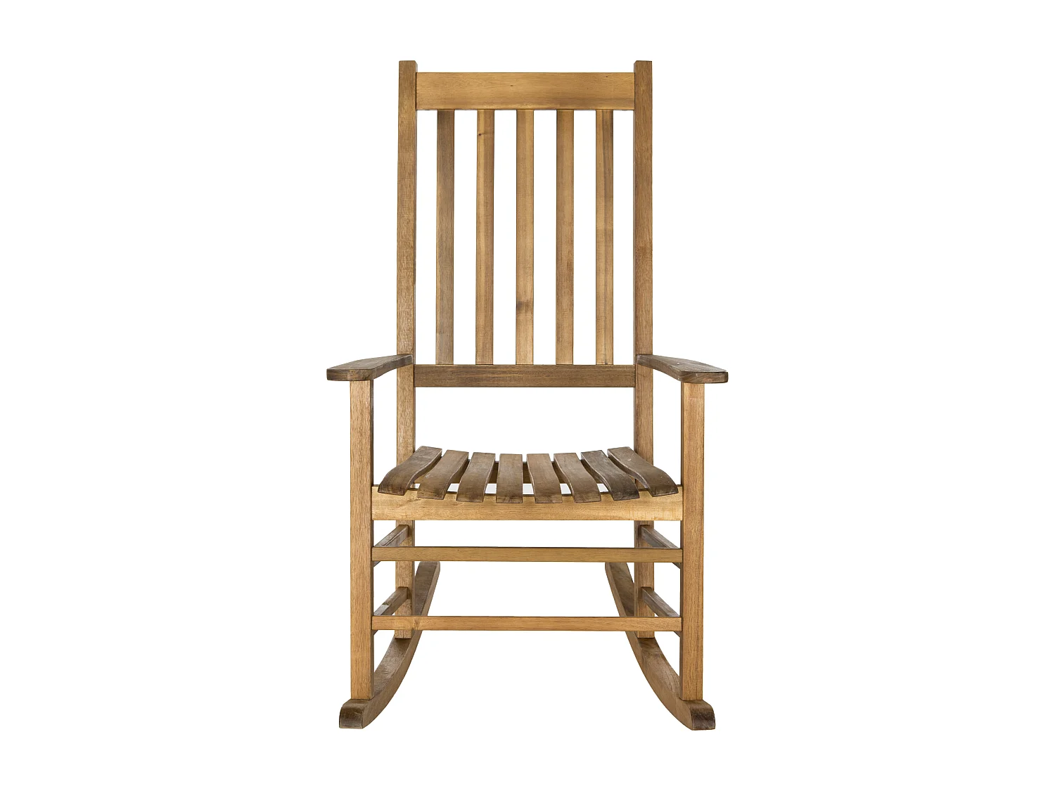 Fauteuil à bascule pour l'extérieur TEAK 66 X 85 X 113 cm - Shasta