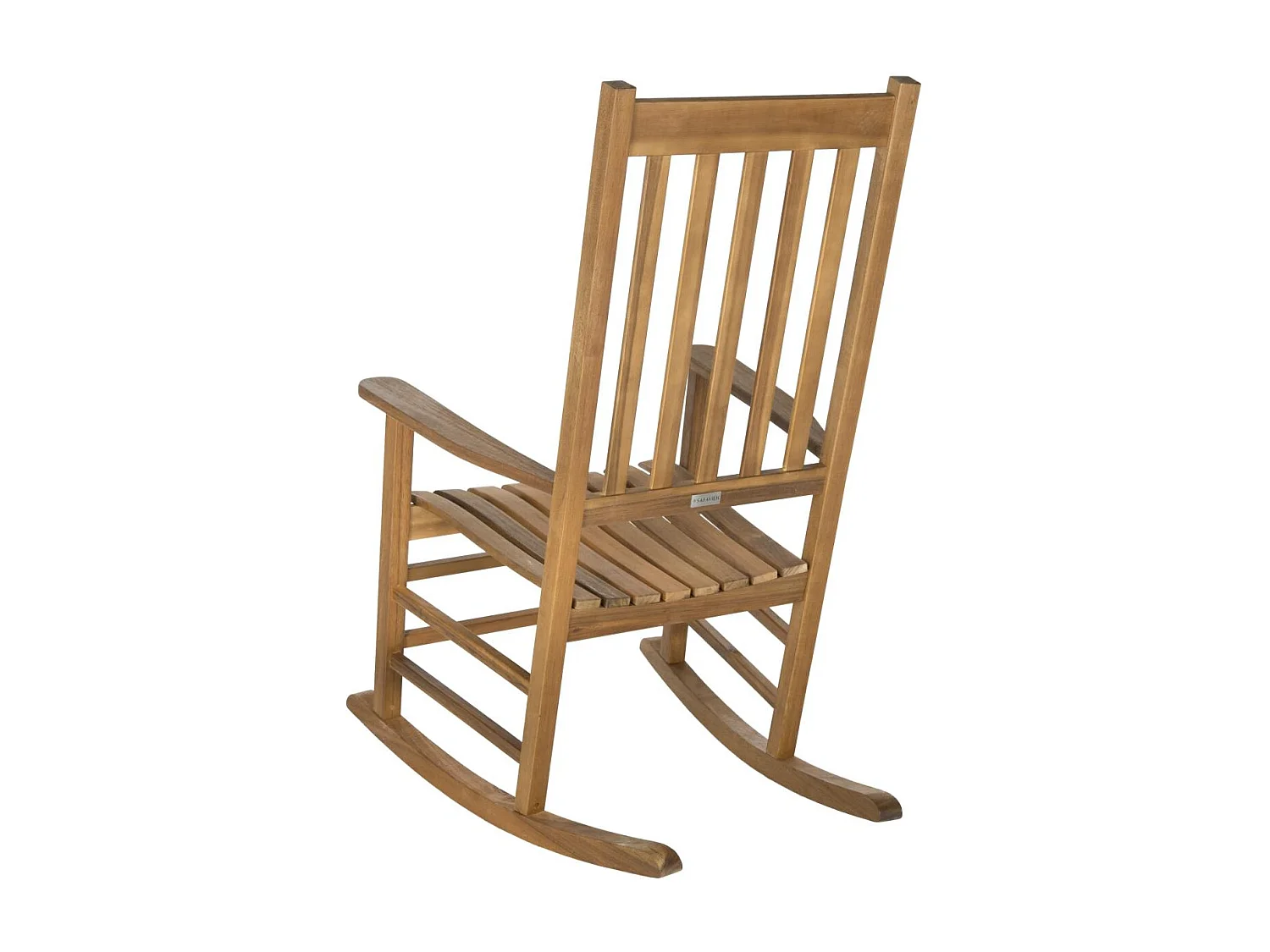 Fauteuil à bascule pour l'extérieur TEAK 66 X 85 X 113 cm - Shasta