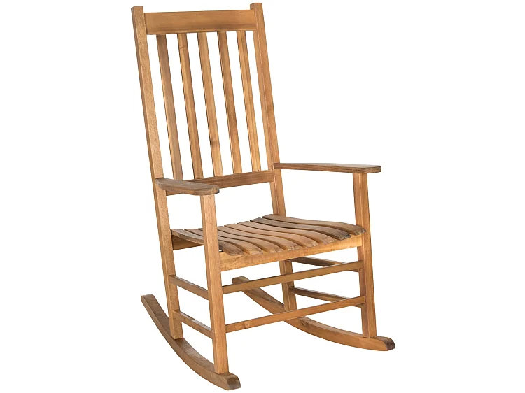 Fauteuil à bascule pour l'extérieur TEAK 66 X 85 X 113 cm - Shasta