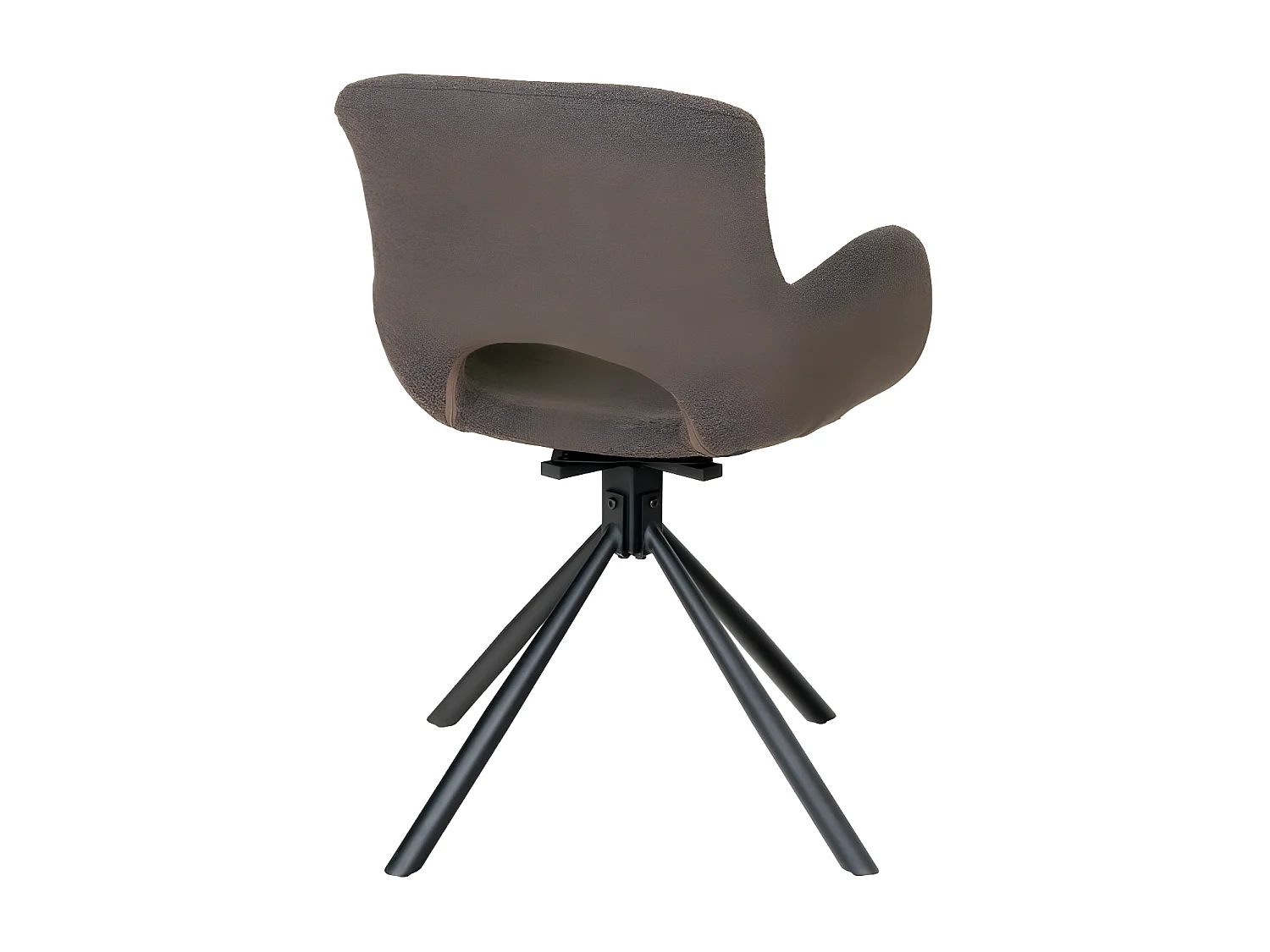 Amorim Esszimmerstuhl bouclé Drehfunktion mushroom.