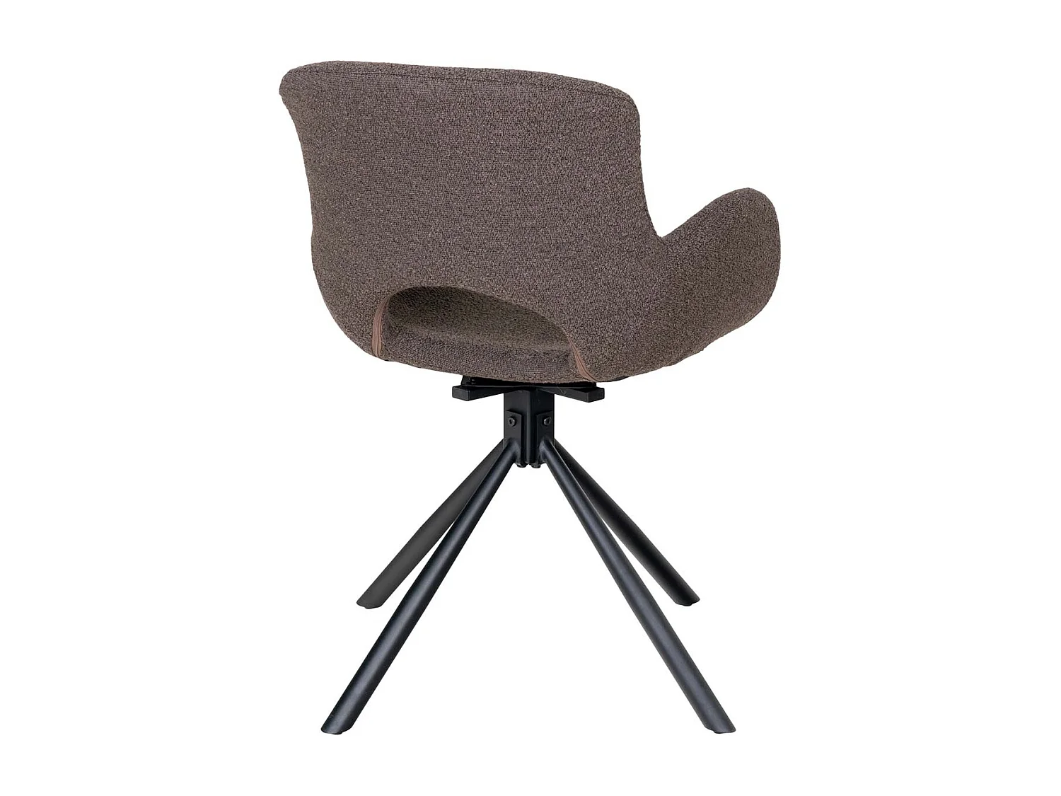 Amorim Esszimmerstuhl bouclé Drehfunktion mushroom.