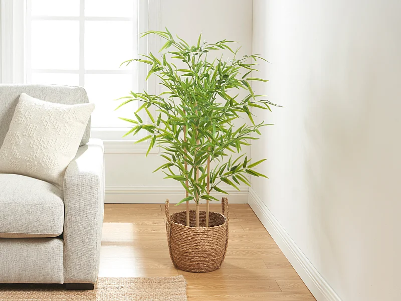 Arbre artificiel bambou -  H. 122 cm - Vert - BAMBOUSERAIE