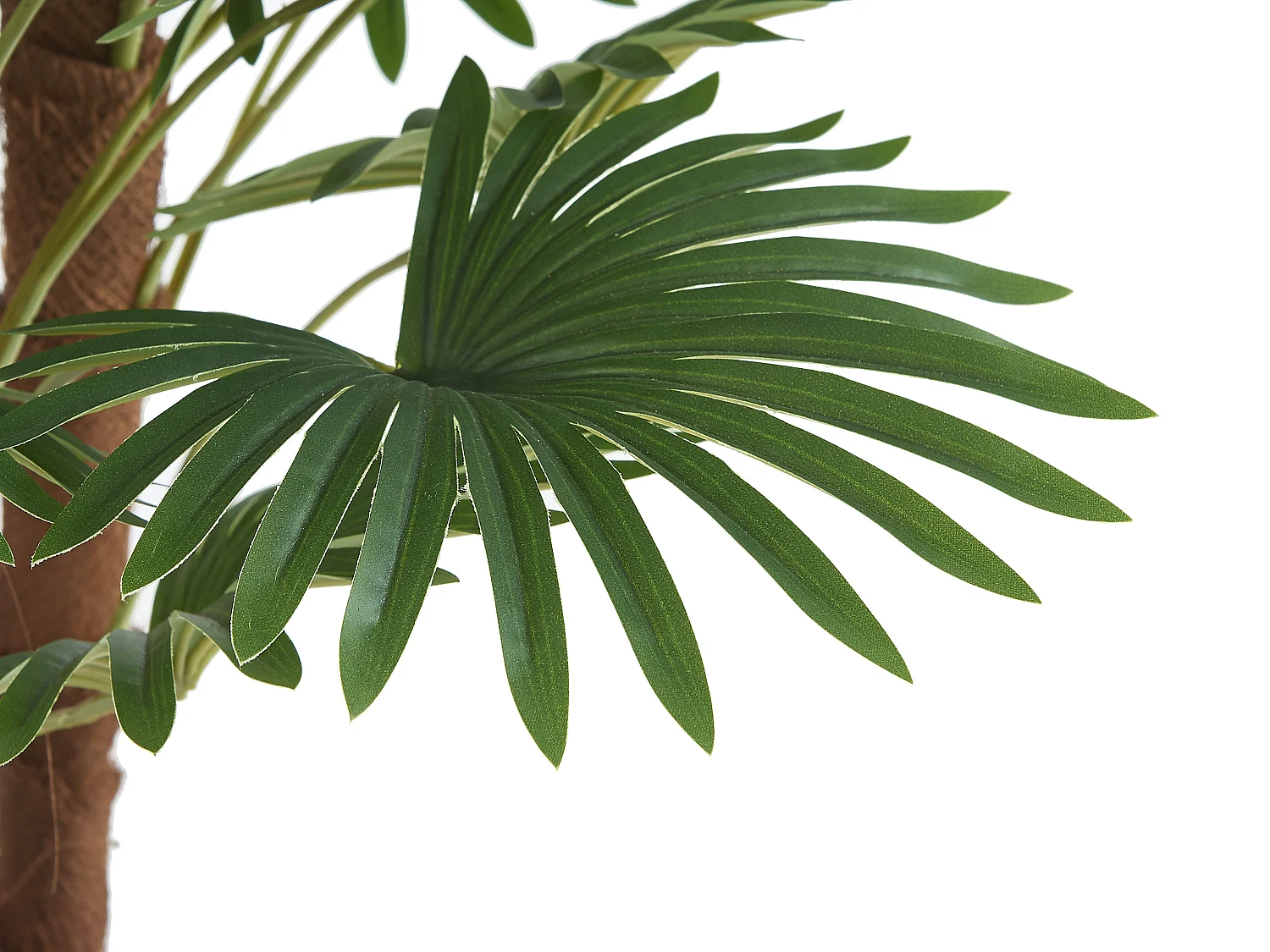 Palma artificiale RHAPIS con tronco naturale H 93 cm