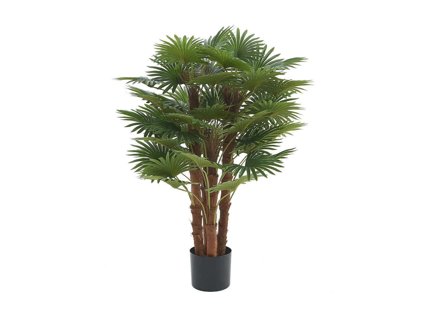 Palma artificiale RHAPIS con tronco naturale H 93 cm