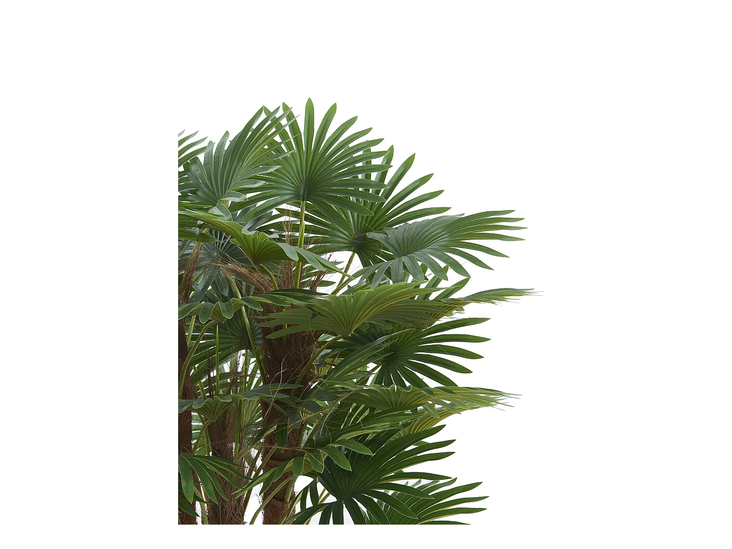 Arbre artificiel palmier - H.93 cm - Vert - RHAPIS