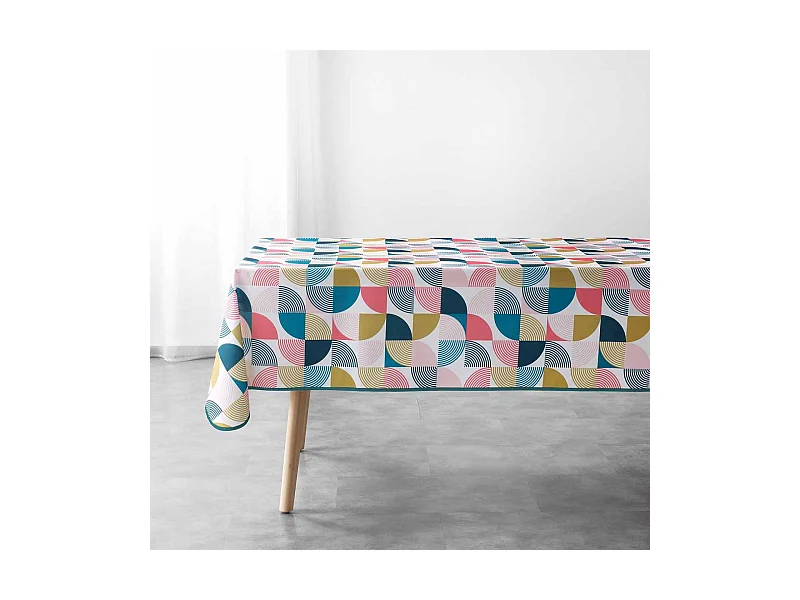 Nappe Antitache "Rythmo" 150x240cm Multicolore