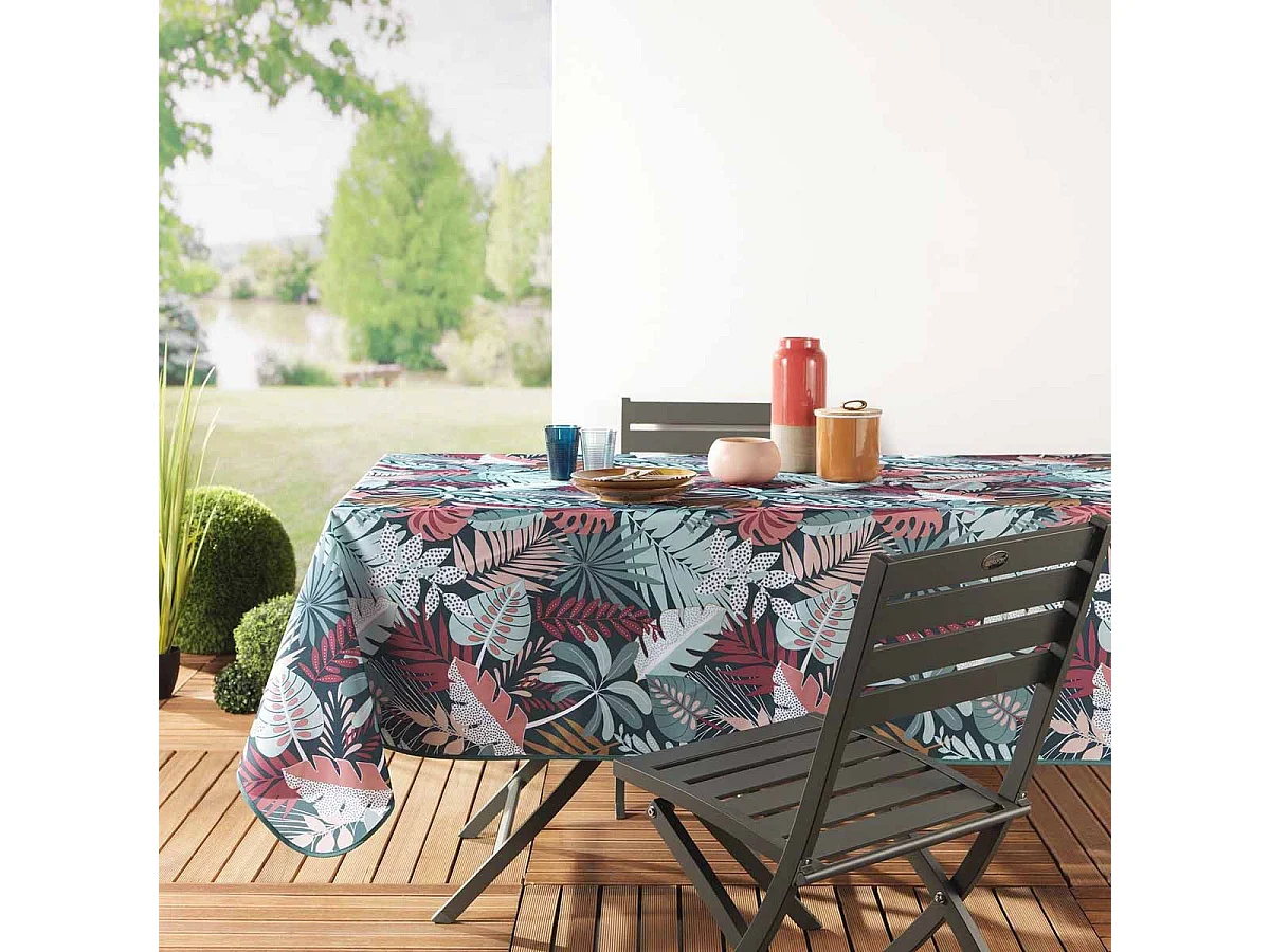 Nappe Antitache "Jacala" 150x240cm Bleu