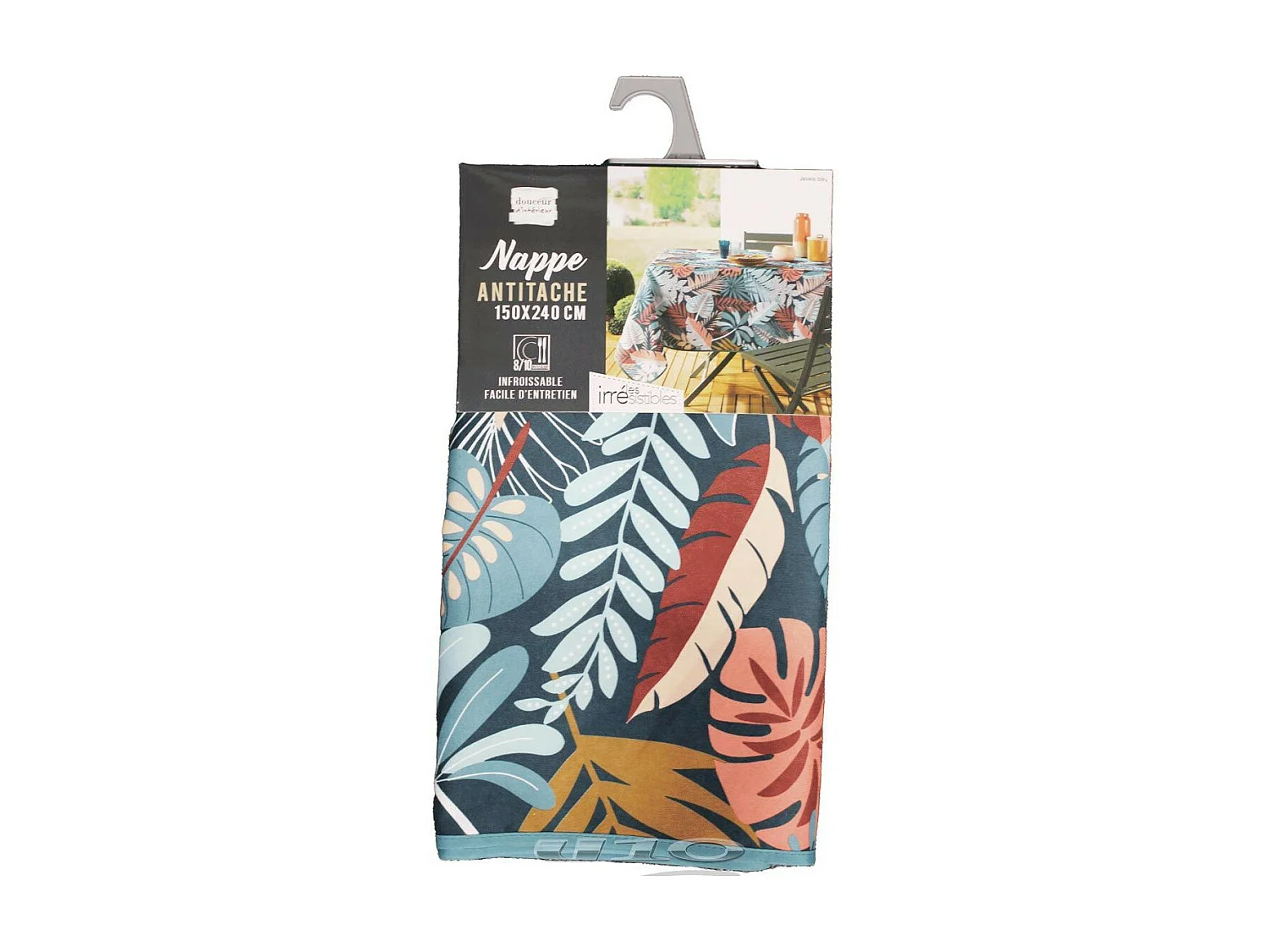 Nappe Antitache "Jacala" 150x240cm Bleu