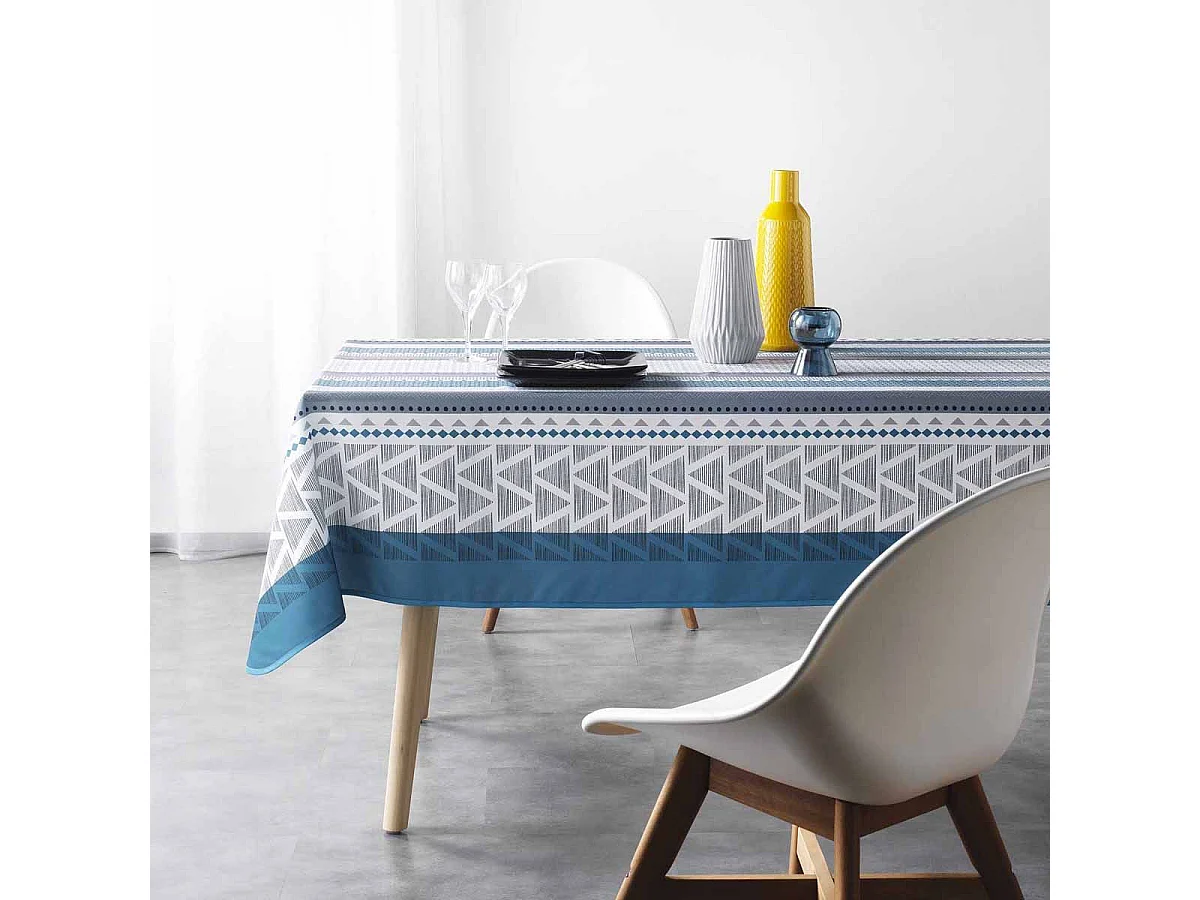Nappe Antitache "Pacome" 150x240cm Bleu