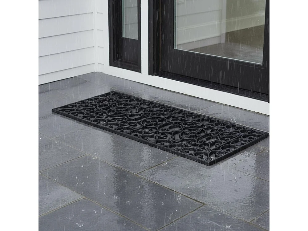 Paillasson tapis caoutchouc escalier - 75 x 25 cm - Esschert Design